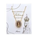 Fio Banhado a Ouro 18K Oval c/Zircónias - Fátima