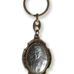 Papa FranciscoMetal bicolor - com moldura