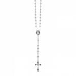 Terço de Alpaque Imit. 6MM c/fecho e caixa Medalha - Image 3