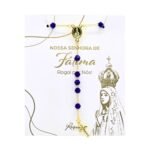 Terço Banhado a Ouro 18K Cristal 4MM c/fecho - Cores Sortidas - Image 5