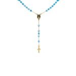 Terço Banhado a Ouro 18K Cristal 4MM c/fecho - Cores Sortidas - Image 2