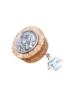 Terço Pérola 6mm com anjoFrasco em vidro - Image 4