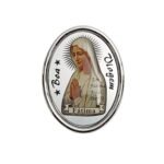 Iman Prateado Oval c/ Nossa Senhora de Fátima