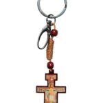 Porta-Chaves em MadeiraCruz São Damião