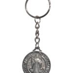 Porta-Chave de metalSão Bento / Crucifixo Niquel