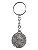 Porta-Chave de metalSão Bento / Crucifixo Niquel