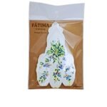 Iman em MDF c/Nossa Senhora de Fátima, pintada à mão, 9x5.50cm - Image 2