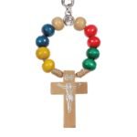 Porta Chave Dezena de Madeira Missionária Corda 6MM - Image 2