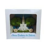 Mini Expositor em Madeira,Coleção L&L,Nossa Senhora de Fátima - Image 5