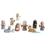 Conjunto de 10 PeçasResina - 12 cm