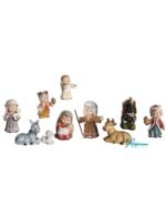 Conjunto de 10 PeçasResina - 12 cm