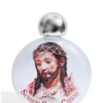 FRASCO DE VIDRO FOSCOC/ÁGUA GRANDE - 9,5 CMSANTO CRISTO