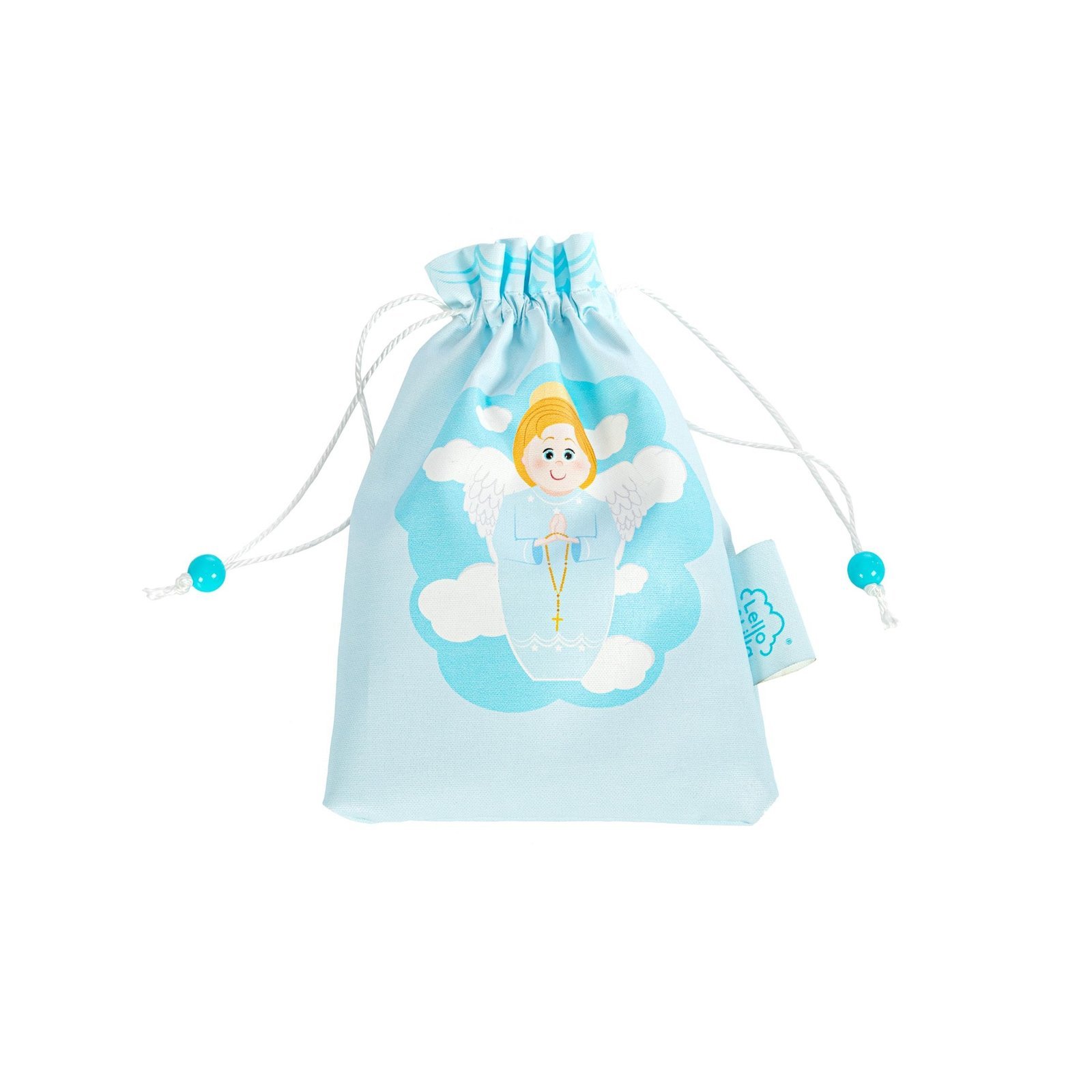 Terço de plástico em corda - 8 mmAzul - Image 4