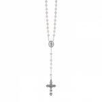 Terço de Pedra Quartzo Rosa 6MM