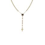 Terço Banhado a Ouro 18K c/contas 3.2MM - Fátima - Image 2