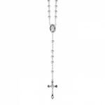 Terço de Alpaque Imit. 6MM c/fecho e caixa Medalha - Image 2