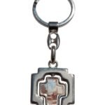 Porta-Chave de metalRotativo formato Cruz