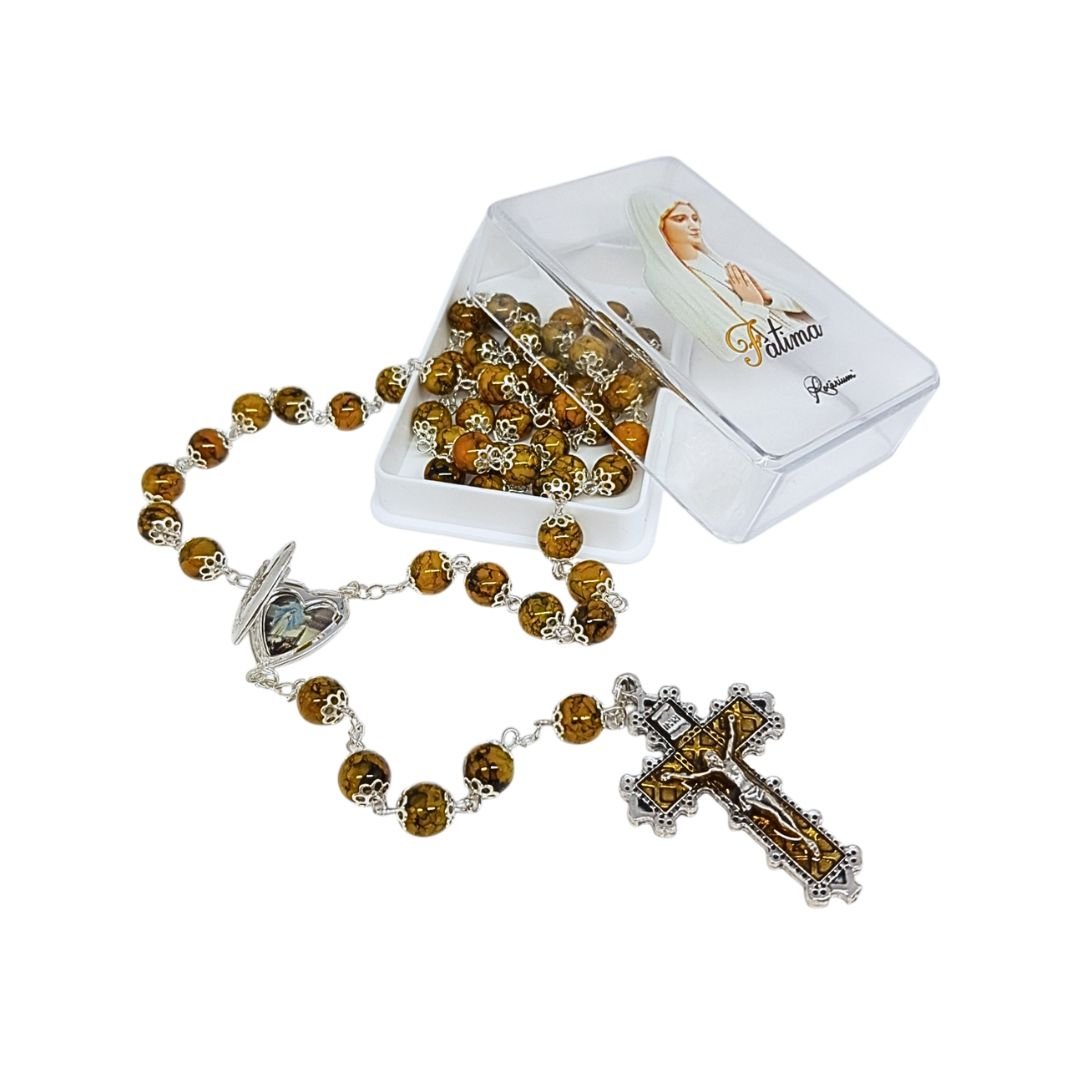 T5015ANR-1. €4.85 amarelo Terço de Vidro - Image 1