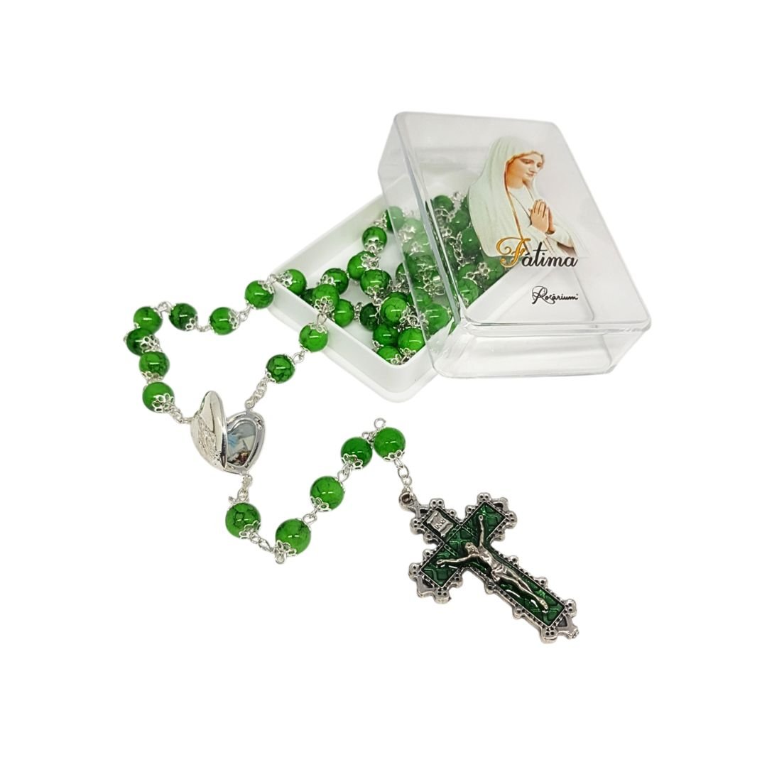 T5015ANR-16. €4.85 verde Terço de Vidro - Image 1