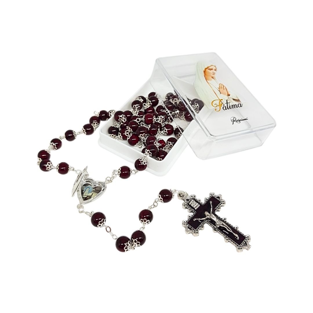 T5015ANR-19A. €4.85 vinho Terço de Vidro - Image 1